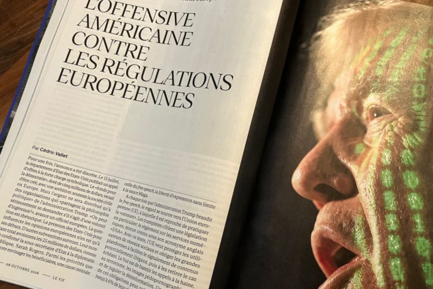 L'offensive américaine contre les régulations européennes