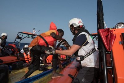 Récit d'un sauvetage en Méditerranée