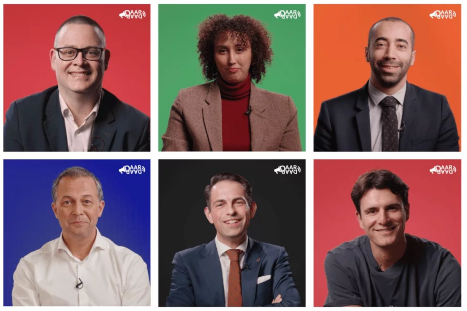 Les présidents de partis flamands