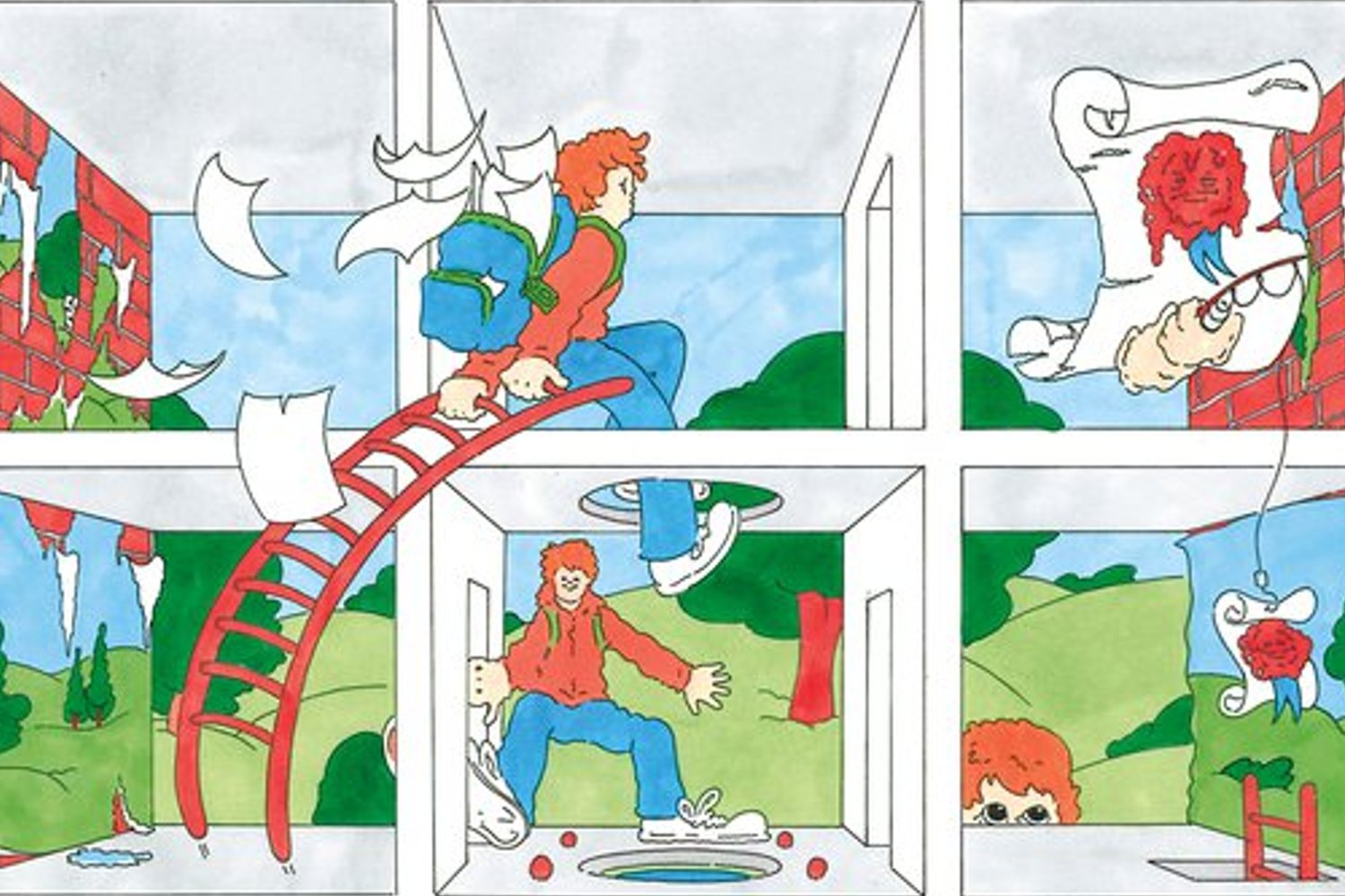 Etudiants sur la touche