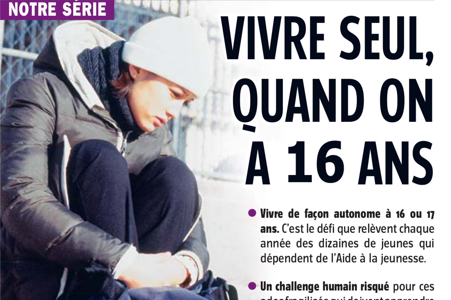 Vivre seul à 16 ans